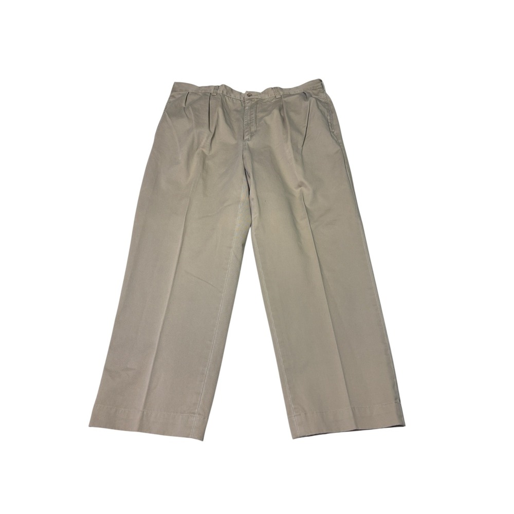 Vintage Y2k Polo Ralph Lauren Andrew Pant Mens 38x27 Pleated Khaki Chino Tan